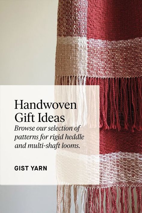 How To Hand Weave Blanket, Woven Shawl Patterns, Rigid Heddle Blanket, Weaving Blanket Loom, Weaving Projects Rigid Heddle Loom, Rigid Heddle Scarf Patterns, Woven Scarf Pattern, Scarf Weaving Patterns, Handwoven Dish Towels