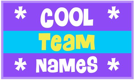 Check out these cool team names to be used for a variety of sports. Also, names by sport. Cool! Softball Team Names Youth, Softball Team Names Ideas, Fun Team Names, Volleyball Team Names, Best Team Names, Softball Team Names, Olympic Pool, Girls Soccer Team, Youth Softball