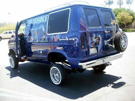 Theme Tuesdays: Non Traditional, Traditional Lowriders - Pt. 2 - Stance Is Everything Ford Lowrider, Chevy Astro Van, Lowrider Model Cars, Mini Vans, Donk Cars, Astro Van, Low Riding, Hot Wheels Garage, Lowrider Trucks