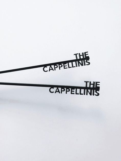 These adorable cocktail stirrers are 1/8in thick. The chosen length starts at the beginning of the top line of text, in most examples it starts at the beginning of the T in THE. The max length of your stick will be 1 inch longer than the size you purchase. Example, if you purchase a 4in stick with long text up top the the longest your stick will be is 5 inches. Longer text (top or bottom) needs to be on 6in sticks or there will be very little room at the bottom of your stick for your drink and i Wedding Drink Details, Personalized Drinks Wedding, Simple Wedding Bar Decor, Drink Accessories Wedding, Romantic Wedding Inspiration Decor, Drink Stirs Wedding, Custom Stir Sticks, Wedding Bar Accessories, Wedding Bar Details