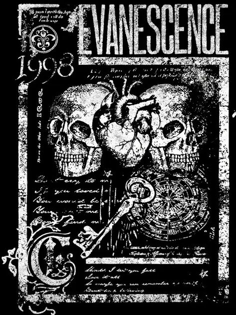 Punk Poster Black And White, Gothic Posters Aesthetic, Alt Band Posters, Cults Poster Band, Dark Poster Prints, Goth Posters To Print, Goth Aesthetic Poster, Things To Print Out For Your Room Y2k, Evanescence Poster Vintage