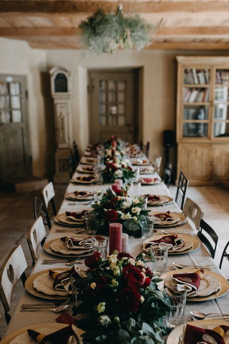 Maroon And Green Wedding Decorations, Burgundy Olive Green Wedding, Burgundy Emerald And Gold Wedding, Emerald Green Maroon And Gold Wedding, Sage Green And Maroon Wedding Theme, Emerald Green And Maroon Wedding Theme, Dark Green And Dark Red Wedding, Burgundy And Sage Wedding Centerpieces, Wine And Green Wedding