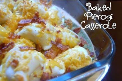 Baked Pierogi Casserole is quick and delicious! Jazz up your frozen pierogies with this easy casserole. Frozen potato/cheese pierogies are a regular dinnertime dish at our house. Mr Plain is a big fan of them.  I have never made them from scratch, but, we have eaten them fresh from restaurants and our local farmers market.  … Frozen Pierogies, Pierogi Casserole, Week Night Meals, Bacon Casserole, Cheddar Potatoes, Potato Varieties, Beef Casseroles, Creamy Chicken Enchiladas, Potato Cheese