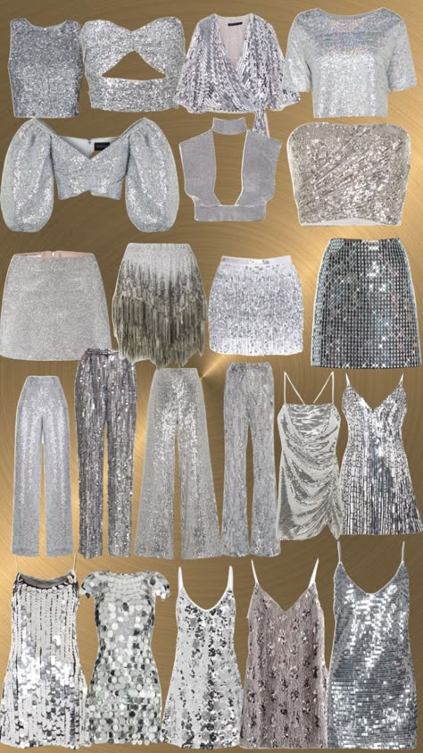 Disco And Diamonds Outfits, Sweet Sixteen Outfit Ideas, Glitz And Glam Party Theme, Glitz And Glam Birthday Party, Disco Party Outfit Ideas, Glitz And Glam Outfit, Glam Party Outfit, Disco Party Outfit, 17. Geburtstag