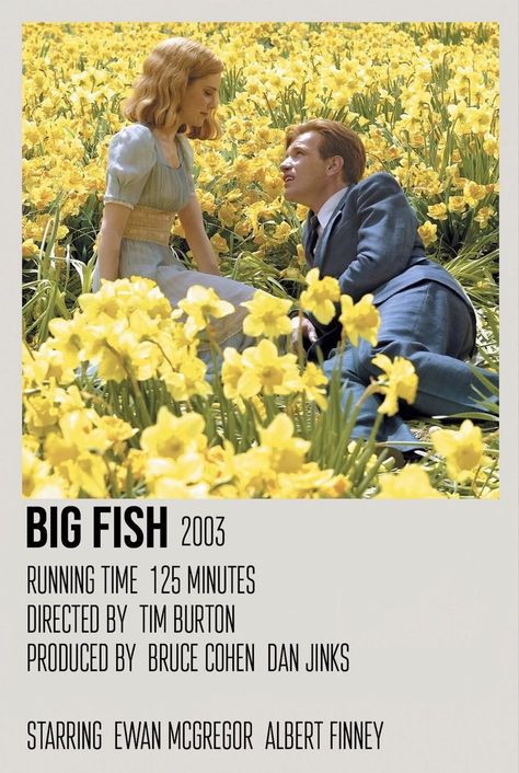 Big Fish Movie, Polaroid Movie Poster, Romcom Movies, Movies To Watch Teenagers, Paintings For Living Room, Iconic Movie Posters, New Movies To Watch, Girly Movies, Film Posters Minimalist