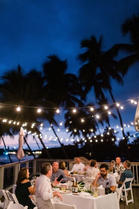 Intimate reception dinner on seaside deck. Beautiful Destination Intimate Wedding at Papa Kona Hawaii. Image by Forthright Photo. Luck Magic, Intimate Reception, Moving To Costa Rica, Intimate Destination Wedding, Elopement Reception, Jungle Vibes, Hawaii Volcanoes National Park, Hawaii Volcano, Kona Hawaii