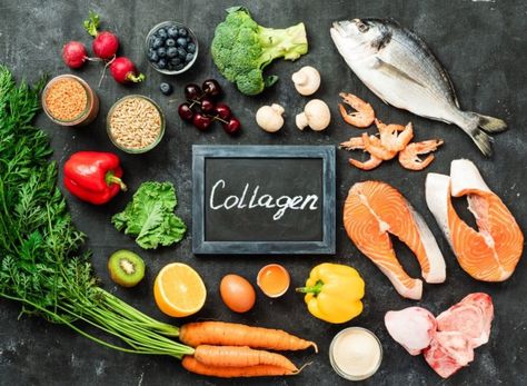 The Best Supplements That Reverse Skin Aging, Say Dietitians — Eat This Not That Collagen Rich Foods, Taking Collagen, What Is Collagen, Collagen Benefits, Collagen Supplements, Collagen Protein, Marine Collagen, Collagen Peptides, Protein Foods