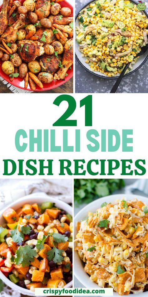 Here you get some chilli side dish ideas that are best for meal plan. Things To Go With Chili, Salad To Serve With Chili, Sides For Chilli Dinner, Salads That Go With Chili, What Goes Well With Chili, Foods That Go With Chili, Things To Serve With Chili, What To Have With Chili, What To Serve With Chili Meals