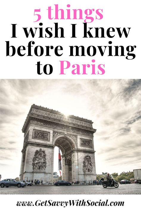 If you’re interested in living abroad, or just travel in general, here are five things I wish I knew before moving to Paris. #paris #abroad #livingabroad #blog #blogger #travel Paris Study Abroad, Study Spanish, Studying Abroad, Moving To Paris, Living In Paris, Paris Paris, I Wish I Knew, Living Abroad, I Wish I Had