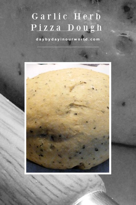 Herbed Pizza Dough Recipe, Garlic Herb Pizza Dough Recipe, Herb Pizza Dough Recipe, Pizza Dough Bread Machine, Reflux Diet Recipes, Herb Pizza, Unique Pizza Recipes, Acid Reflux Diet Meals, Meat Sandwiches