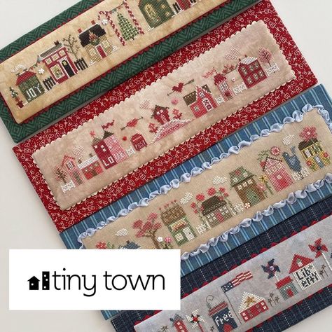 Tiny Town Cross Stitch, Heart In Hand, Cross Stitch House, Stitch Gift, Cross Stitch Love, Cross Stitch Finishing, Cross Stitch Heart, Embroidery Flowers Pattern, My Sewing Room