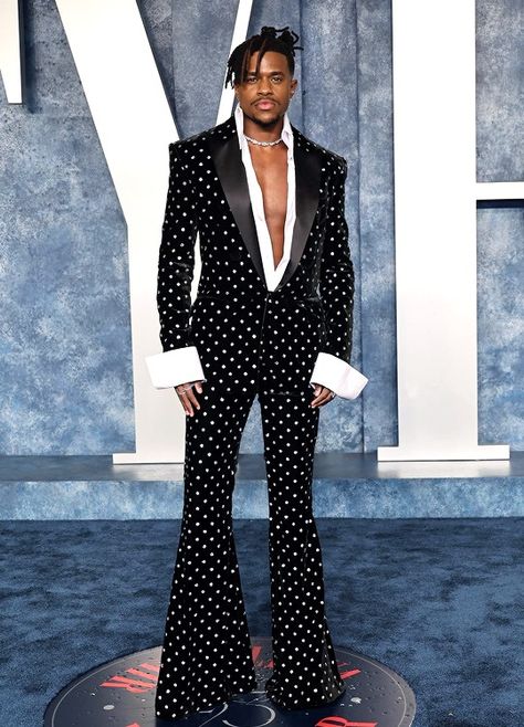 Jeremy Pope, Mode Queer, Wedding Tuxedo, King Fashion, Queer Fashion, Tuxedo Wedding, Groom Wear, Prom Outfits, Black Men Fashion