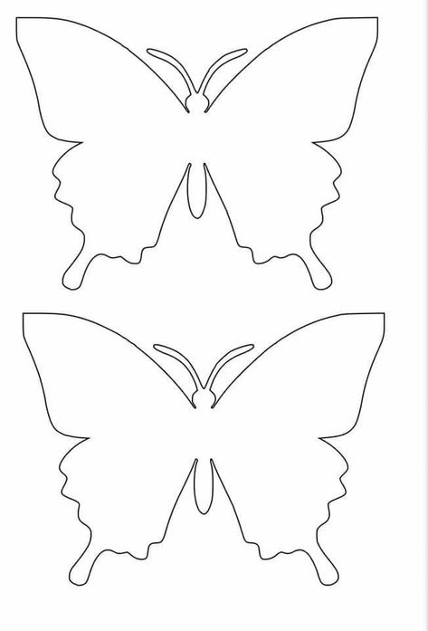 Butterfly Drawing Outline, Number Grid, Emoji Coloring Pages, Butterflies Activities, Paper Flowers Diy Easy, Butterfly Outline, Butterfly Cutout, Make Paper Flowers, Butterfly Stencil