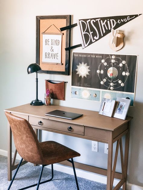 Desks In Bedroom For Boys, Desk Beside Bed Ideas, Desk For Teen Boy, Boy Room With Desk, Boys Day Bed, Chairs For Desks Bedrooms, Desk In Boys Room, Boy Desk Ideas, Boys Teen Bedroom Ideas