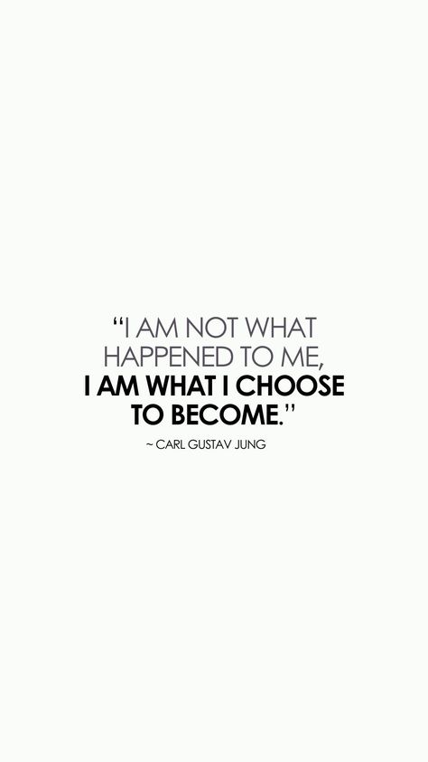 Your past does not define you. Discover the power of choice and how it shapes your identity. This inspiring quote, 'I am not what happened to me, I am what I choose to become,' reminds us that personal growth and transformation are possible. Learn to focus on your decisions, set goals, and take control of your life. Implement small changes daily to manifest your dreams and become the person you aspire to be. Shift your mindset and embrace new opportunities for self-improvement and fulfillment.