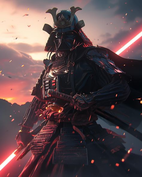 Darth Vader Hd Wallpaper, Darth Vader Samurai, Darth Vader Artwork, Star Wars Tattoo Sleeve, Darth Vader Art, Darth Vader Wallpaper, Star Wars Background, Dark Vador, Vader Star Wars