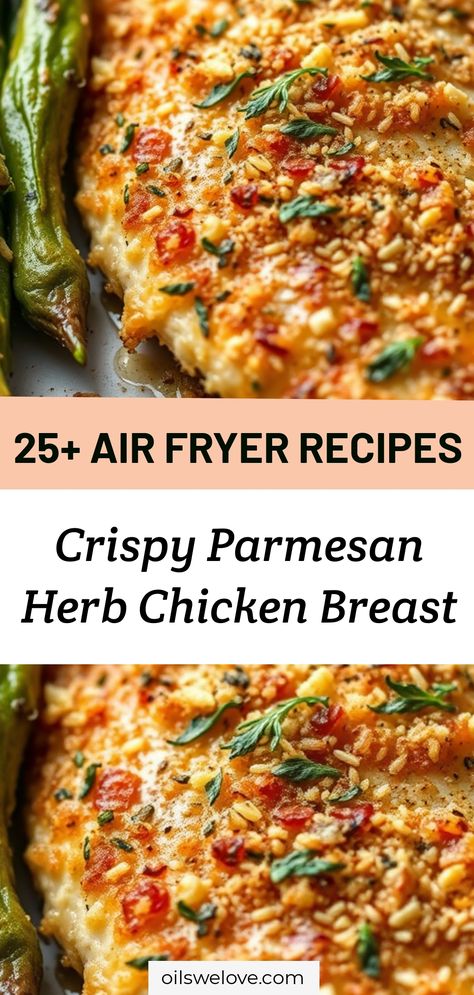 Discover 50+ tasty Air Fryer Chicken Recipes! Perfect for quick meals, these recipes deliver crispy, juicy chicken every time without the extra oil. From classic fried chicken to spicy wings and exotic flavors, explore a variety of options to satisfy your cravings. Transform your dinners with these easy, delicious air fryer creations! #AirFryerChicken #EasyRecipes Air Fryer Recipes For Oven, Best Chicken Air Fryer Recipes, Airfried Healthy Chicken Breast, Air Fryer Dinner Recipe, Best Air Fryer Chicken Recipes, Quick And Easy Chicken Breast Recipes Air Fryer Healthy, Air Fryer Boneless Skinless Chicken Breast Recipes Easy, Chicken Breast In Air Fryer Recipes, Air Fryer Recipes Easy Dinner Videos