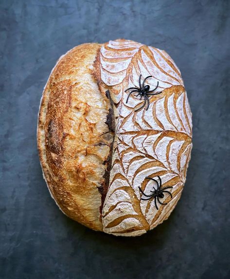 Spiderweb Sourdough, Farmstand Recipes, Sourdough Scoring, Meal Prep Easy, Reusable Containers, Bread Scoring, Homemade Sourdough Bread, Artisan Bread Recipes, Bread Art