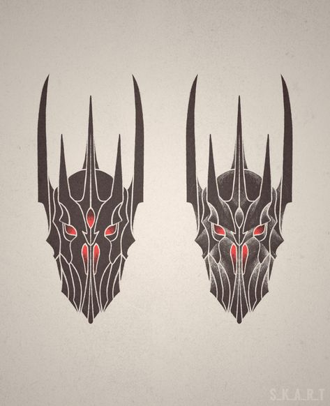 Mouth Of Sauron Tattoo, Sauron Tattoo Design, Mordor Tattoo, Sauron Helmet, Sauron Tattoo, Lord Tattoo, Lotr Tattoo, Lord Of The Rings Tattoo, Helmet Tattoo