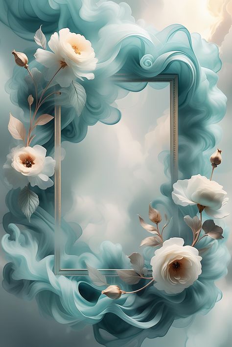 Frame Background Wedding, Photo Frame Background Images, Live Flower Wallpaper, Flowers On Wall, Flower Frame Background, Dp Frame, Picture Frame Template, Flower Background Design, Flower Background Images