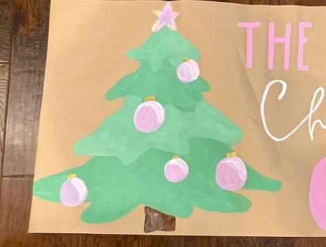 Three 🤍 Triple post Saturday⚡️ Christmas Party Banner Design, Halloween Painted Banner, Christmas Banner Painted, Christmas Painted Banner, Christmas Banners Ideas Diy, Party Banner Ideas, Party Banner Design, Christmas Party Banner, Grinch Dog