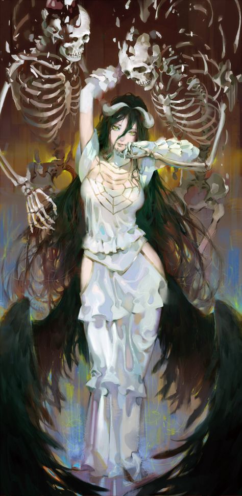 nazarick-graveyard-debauchery: “ albedo | –AM1– [pixiv] Permission was given by the artist to post this picture. Please do no reblog or repost it without its original source. ” Albedo Manga Overlord, Overlord Albedo Fanart, Albedo Fanart, Female Tiefling, Overlord Albedo, Albedo Overlord, Overlord Anime, 영감을 주는 캐릭터, Art Anime