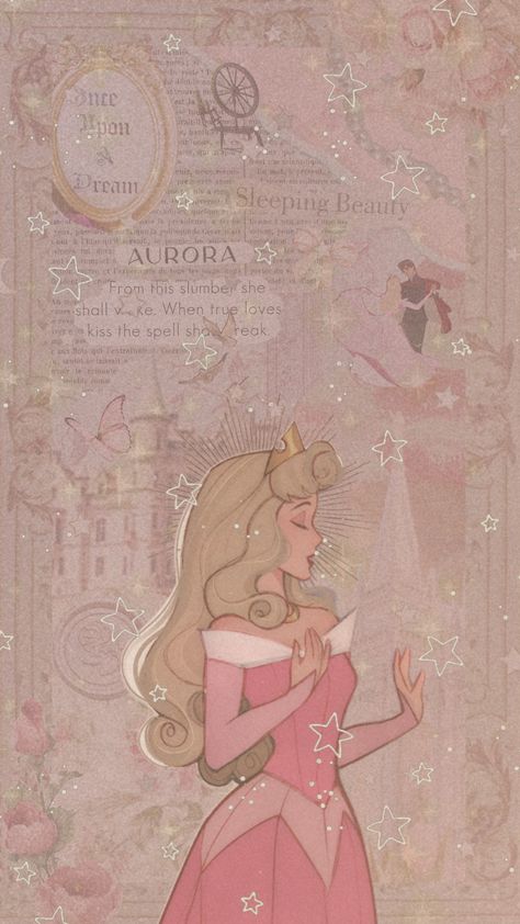 Princess Aurora Background, Barbie Princess Wallpaper, Disney Aurora Aesthetic, Disney Princess Aurora Wallpaper, Princess Wallpaper Pink, Aurora Wallpaper Aesthetic, Disney Wallpaper Princesas, Aurora Background, Aesthetic Disney Princess