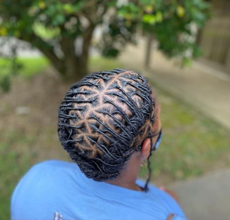 Begginer Loc Styles, Loc Styles Braided Back, Cabo Hairstyles, Starter Loc Updo Styles Short, Retwist Styles For Short Locs, Natural Braid Styles, Natural Hair Maintenance, Short Dreadlocks Styles, Short Hair Twist Styles