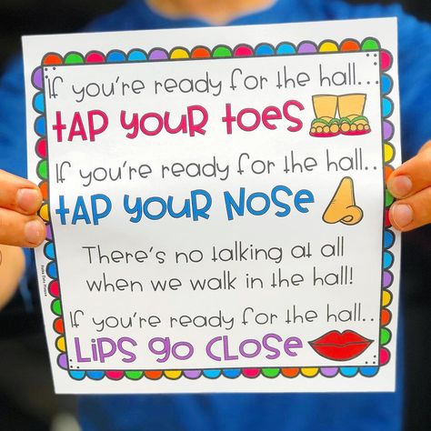 Is lining up a struggle in your classroom? Check out these teacher-tested tips and ideas to make this part of your day much more organized. Walking Quietly In The Hallway, Line Up Preschool Ideas, Classroom Management Ideas Preschool, Prek Movement Activities, Table Groups In Classroom, Preschool Classroom Themes Ideas, Preschool Brochure, Preschool Management, Prek Classroom Setup