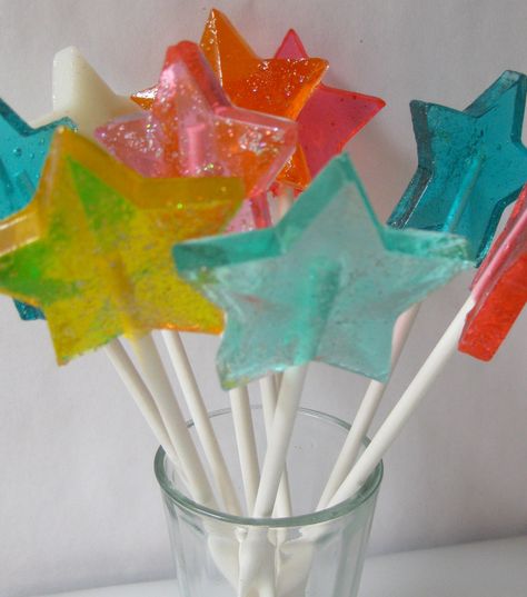 Star Magic Wand Lollipop 1/2 dozen Star Lollipops, Star Light Star Bright, Star Magic, Edible Glitter, Colorful Candy, Twinkle Twinkle Little Star, Candy Store, Candy Shop, Sweet Candy