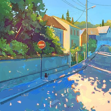 Shinsyl Shop | Redbubble Bg Design, Tip Jar, Digital Painting Tutorials, Wow Art, Landscape Illustration, Environment Concept Art, Environmental Art, Art Plastique, Anime Scenery