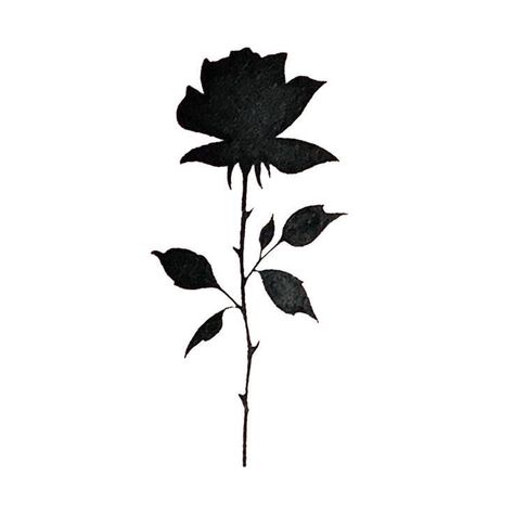 Rose Tattoo Silhouette, Black Rose Silhouette Tattoo, Femine Tattoo Cover Ups, Silhouette Rose Tattoo, Silhouette Tattoos Black, Black And White Rose Drawing, Dark Rose Tattoo Cover Up, Flower Tattoo Cover Up Ideas, Dark Cover Up Tattoos For Women