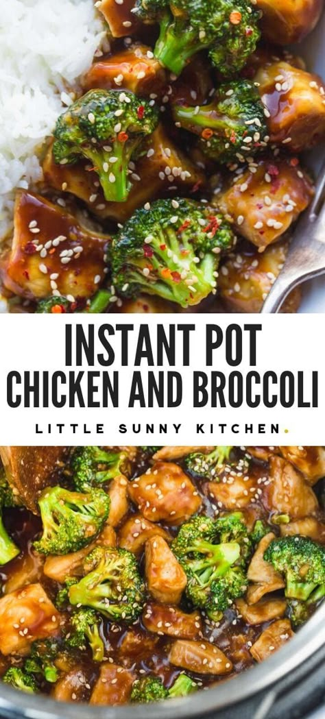 Easy Good Meals, Instant Pot Chinese, Instapot Meals, Instant Pot Pasta Recipe, Pot Recipes Healthy, Ninja Recipes, Pot Recipes Easy, Yummy Chicken, Chicken And Broccoli