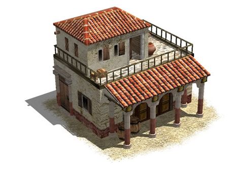 Roman Inspired House, Minecraft Roman House, Ancient Rome House, Roman House Design, Roman Architecture House, Roman Atrium, Rome Houses, Roman Buildings, Ancient Roman Houses