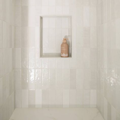 Cloe Tile, White Shower Tile, Master Bath Tile, Subway Tiles Bathroom, Shower Wall Tile, White Bathroom Tiles, Bath Tiles, White Shower, Bathroom Wall Tile