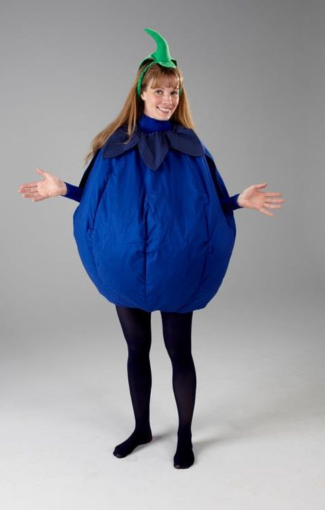 Blueberry Costume, Fruit Halloween Costumes, Fruit Funny, Violet Beauregarde, Food Halloween Costumes, Fruit Costumes, Blueberry Girl, Costumes Funny, Food Halloween