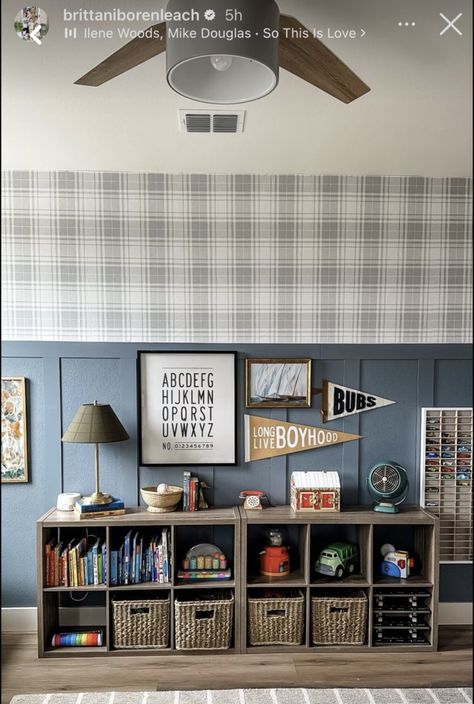 Shared Boys Rooms, Boys Room Blue, Boy Toddler Bedroom, Toddler Boy Room Decor, Kids Rooms Inspo, Boys Bedroom Makeover, Big Boy Bedrooms, Boys Playroom, Big Kids Room