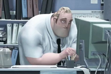 The Incredibles 2004, Stages Of Writing, Money Lessons, Sales Letter, Bored At Work, Office Job, Hey Man, Clever Quotes, Walt Disney Pictures