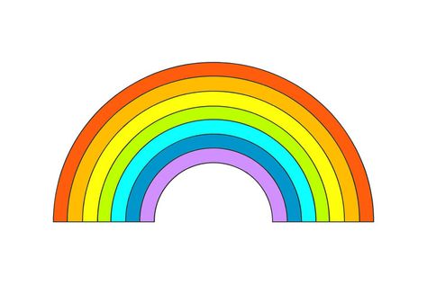 Colouring pages: Rainbow Rainbow Images Free Printable, Rainbow Pictures For Kids, Coloring Pages Nature, Rainbow Images, Rainbow Pictures, Rainbows Christmas, Bear Coloring Pages, English Worksheets For Kids, Truck Coloring Pages