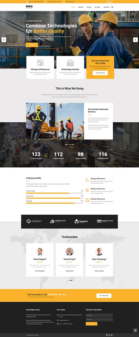 Manufacturing Website Design, Industrial Web Design, Industrial Website Design, Industrial Website, Business Website Layout, Construction Website Templates, Website Background, Technology Theme, Webdesign Inspiration