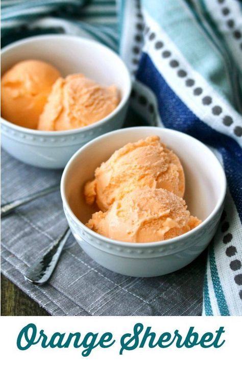 Homemade Orange Sherbet, Sherbet Cake, Orange Sherbet Recipe, Sherbet Ice Cream, Sherbet Recipes, Chocolate Peanut Butter Desserts, Orange Sherbert, Princess Crowns, Citrus Recipes