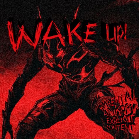 WAKE UP! - song and lyrics by MoonDeity | Spotify Song Lyrics, Wake Up, Music, Red, Black