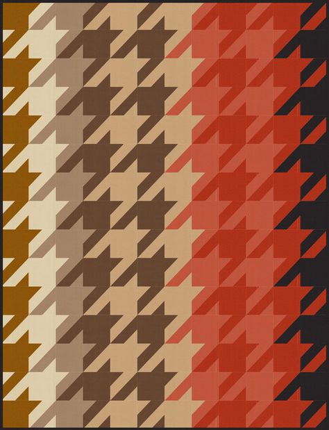 Houndstooth Aesthetic, Fabric Pattern Texture, Houndstooth Quilt, Missouri Quilt Tutorials, Geometric Print Pattern, Fabric Texture Pattern, Bargello Quilt Patterns, Bargello Quilt, Quilting Fashion