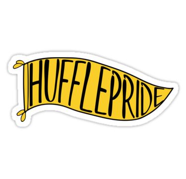 sticker hufflepride Harry Potter Stick, Banner Sticker, Imprimibles Harry Potter, Harry Potter Stickers, Hufflepuff Pride, Harry Potter Bedroom, Homemade Stickers, Harry Potter Feels, Cute Laptop Stickers