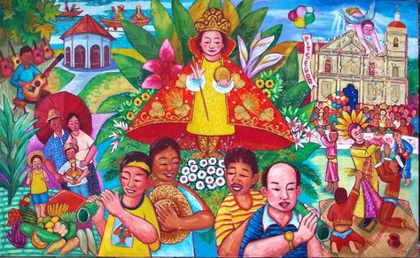 Joey Herrera - Sto Nino Painting Sto Nino Art, Sinulog Festival Drawing, Sto Nino, Sinulog Festival, Festival Paint, Fruit Art Drawings, Coaster Table, Iphone Wallpaper Music, Art App