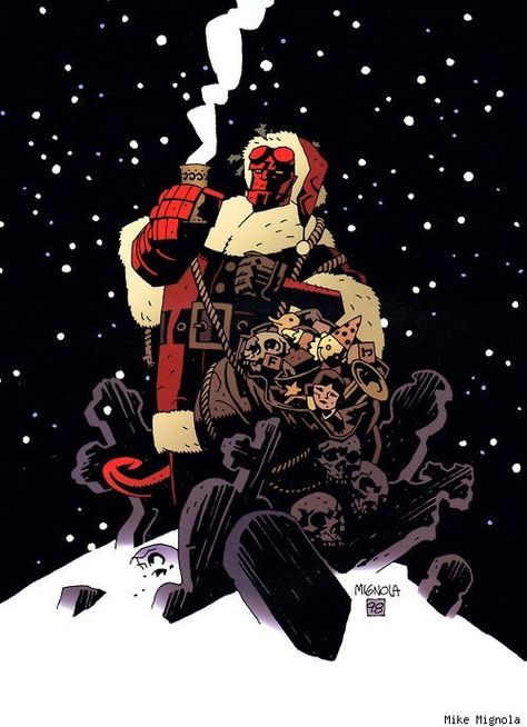 Hellboy by Mike Mignola Darkhorse Comics, Hellboy Comic, Mike Mignola Art, Hellboy Tattoo, Hellboy Art, Art Geek, Mike Mignola, Bd Comics, Geek Art