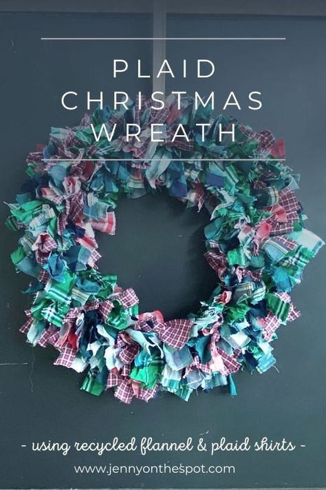 I almost feel a little silly creating a DIY plaid rag Christmas wreath post. It is SO easy, but does take a little time. Then I thought, as easy as something is, it doesn’t mean it is easy for everyone. I mean, an accountant things math is easy, but I certainly don’t. So maybe this […] The post DIY Plaid Rag Christmas Wreath appeared first on Jenny On the Spot. Diy Plaid, Plaid Diy, Diy Christmas Ornament, Rag Wreath, Painted Ornaments, Kids Ornaments, Unique Ornament, Christmas Ornament Crafts, Ornament Crafts