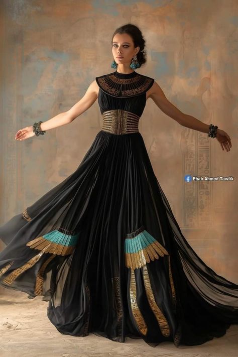 Egyptian Style Clothes, Egyptian Inspired Fashion, Ramadan 2025, High Neck Dress Formal, Christmas Party Costume, Diy Clothes Patterns, Egyptian Clothing, Egyptian Fashion, Fashion Design Collection