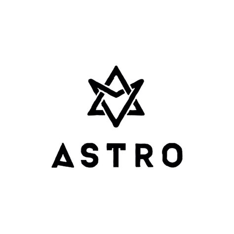 #logo #astro #kpop #korean #boyband #singers #rappers Kpop Logo Design, Kpop Logo Design Ideas, Just You, Astro Logo, Kpop Logo, Kpop Tattoos, Astro Wallpaper, Logo Design Ideas, Astro Kpop