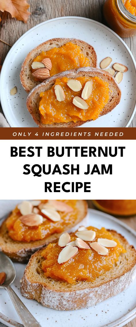 Image for Best Butternut Squash Jam Recipe Butternut Squash Sweet Recipes, Butternut Squash Canning Recipes, Squash Jam, Butternut Squash Sweet, Butternut Recipes, Cozy Brunch, Sugar Alternatives, Butternut Squash Recipes, Ingredient Substitutions